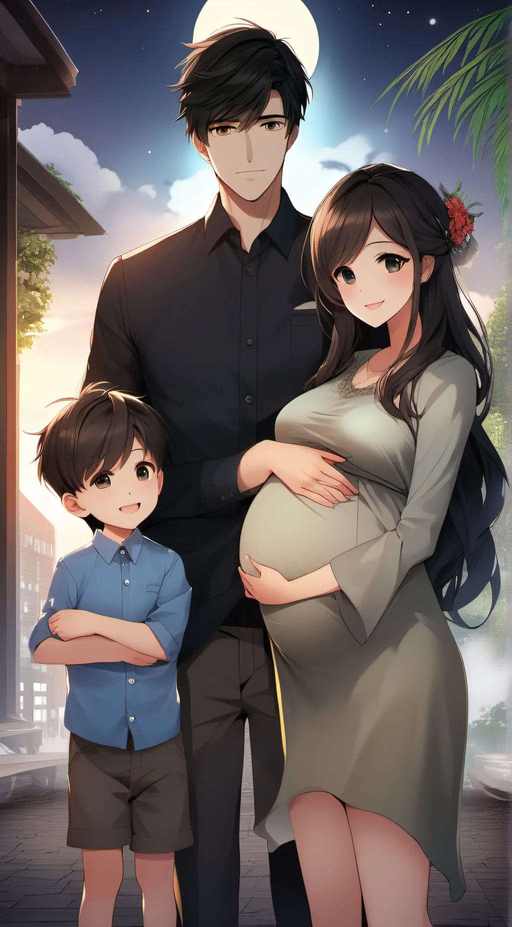 ai character: Mike+U+Myken background