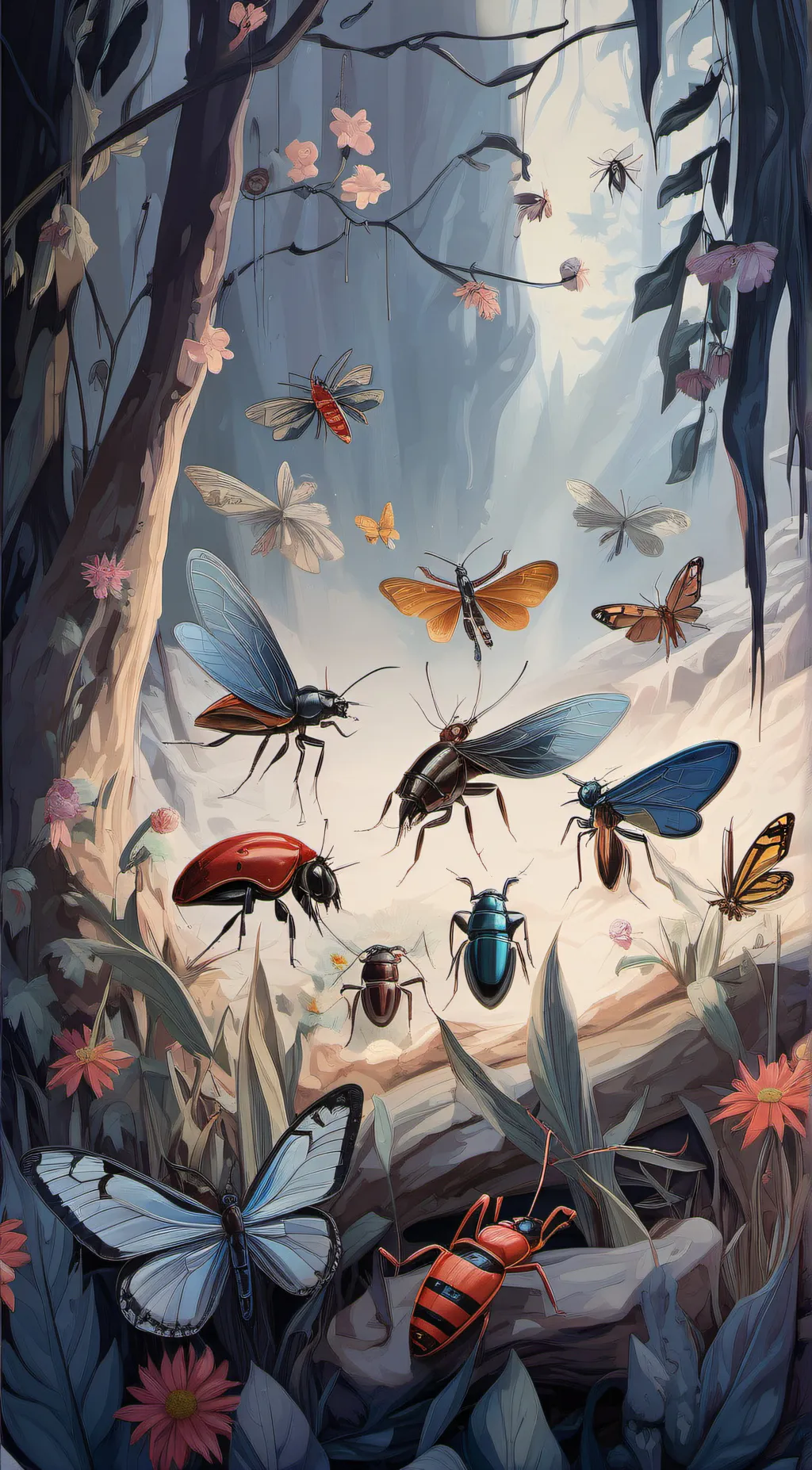 ai character: life as a bug  background