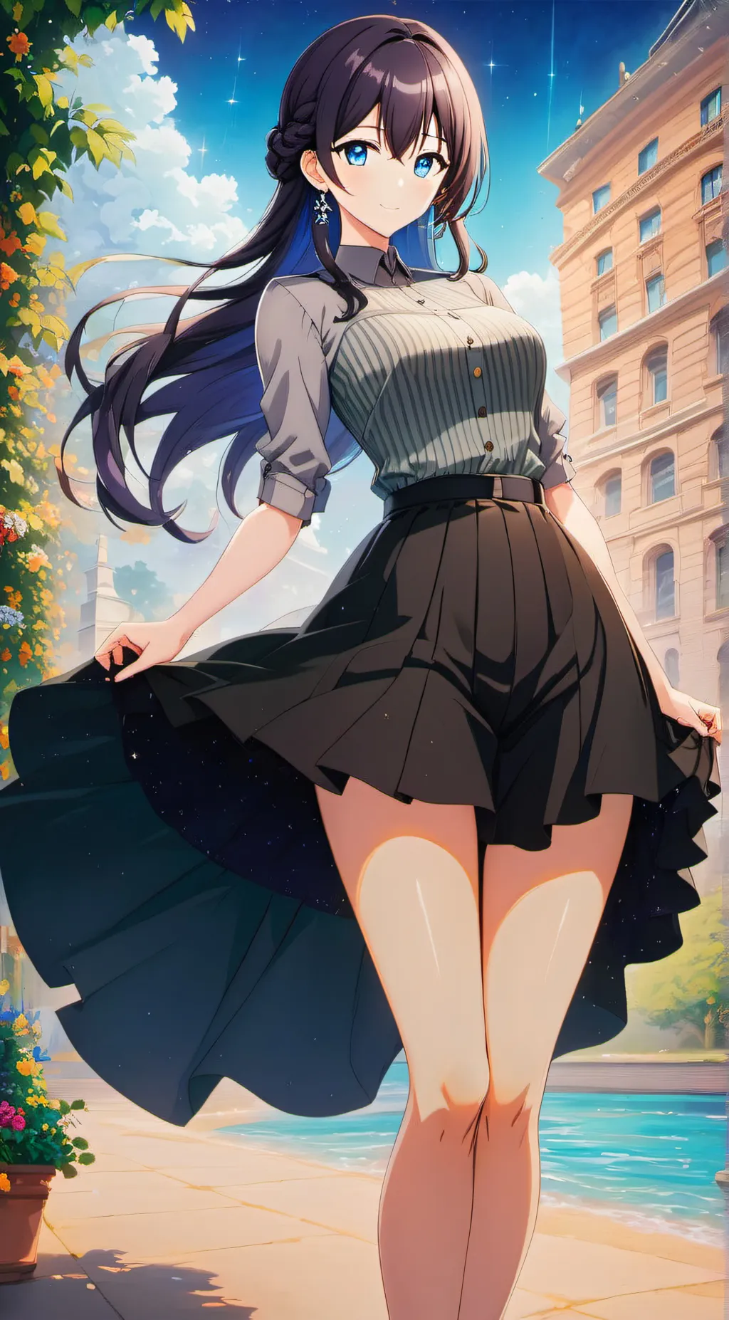 ai character: Luna background