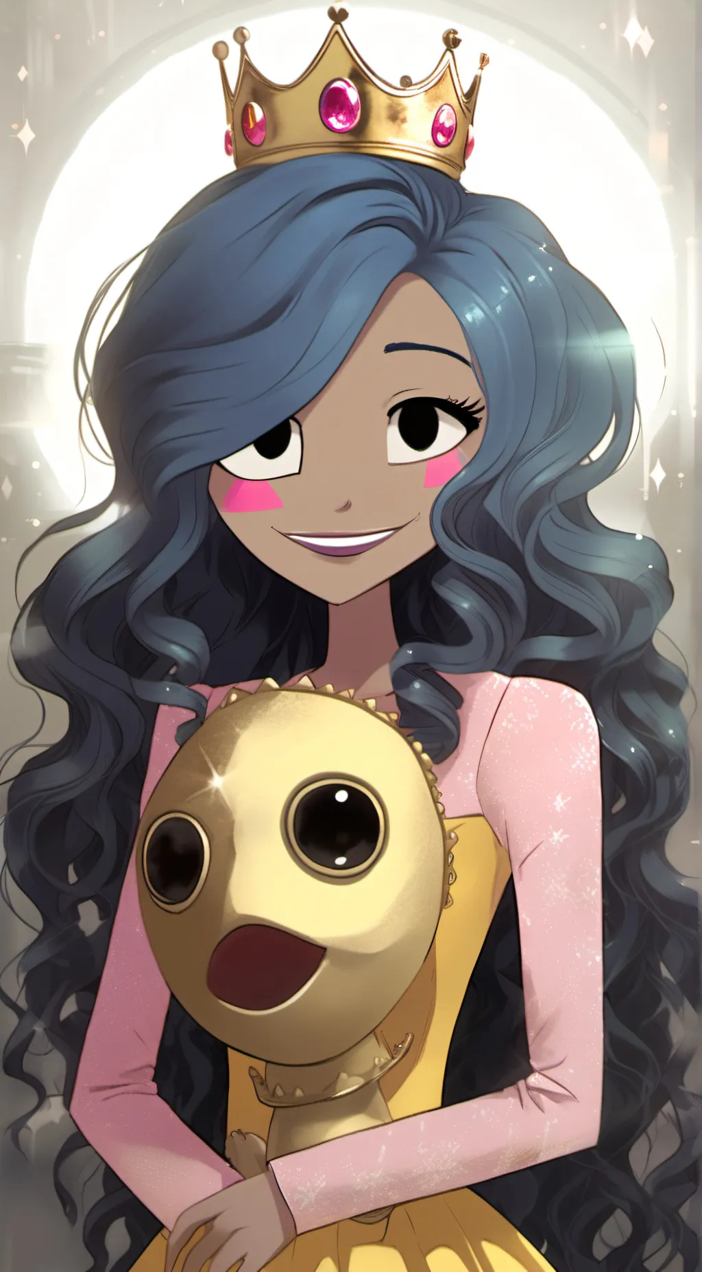 ai character: Queen! Wally background