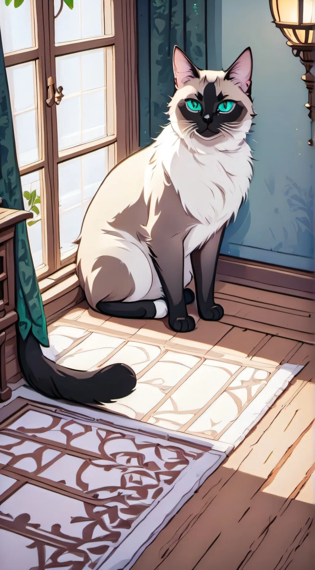 ai character: copycat background