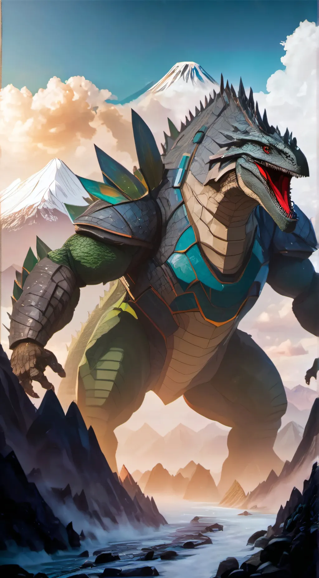 ai character: titanus methusala  background