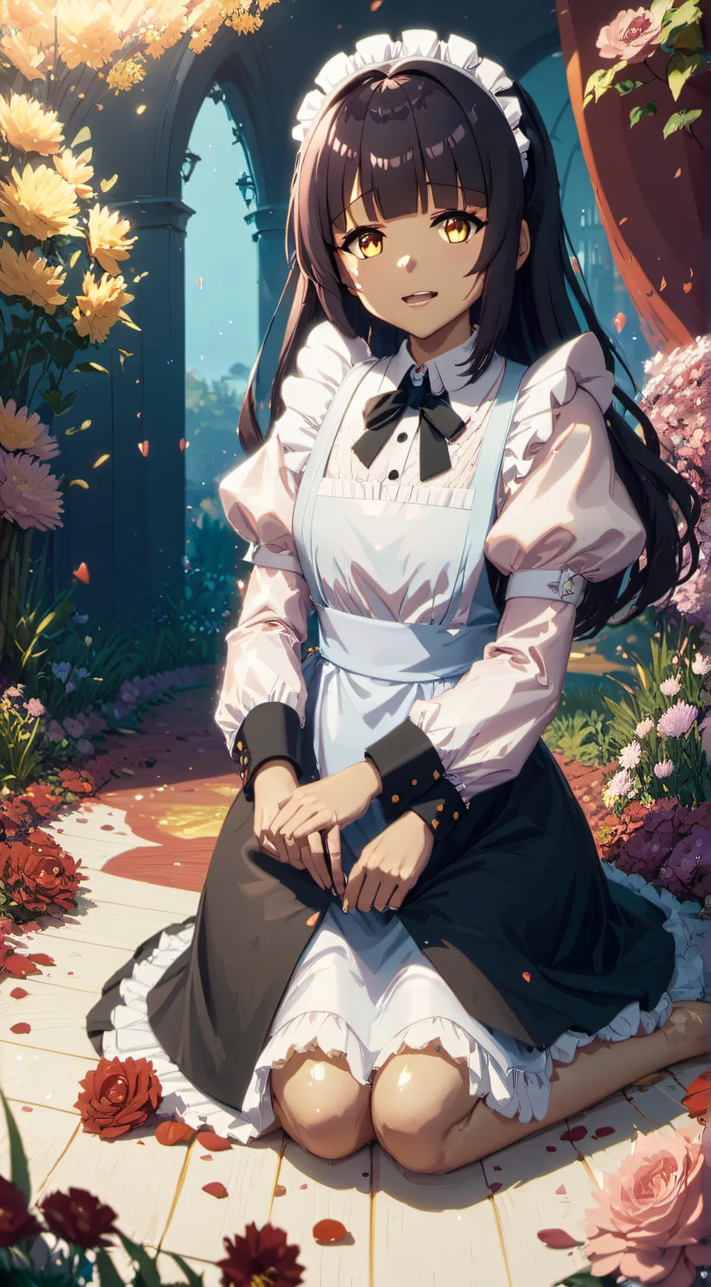 ai character: kitty  background