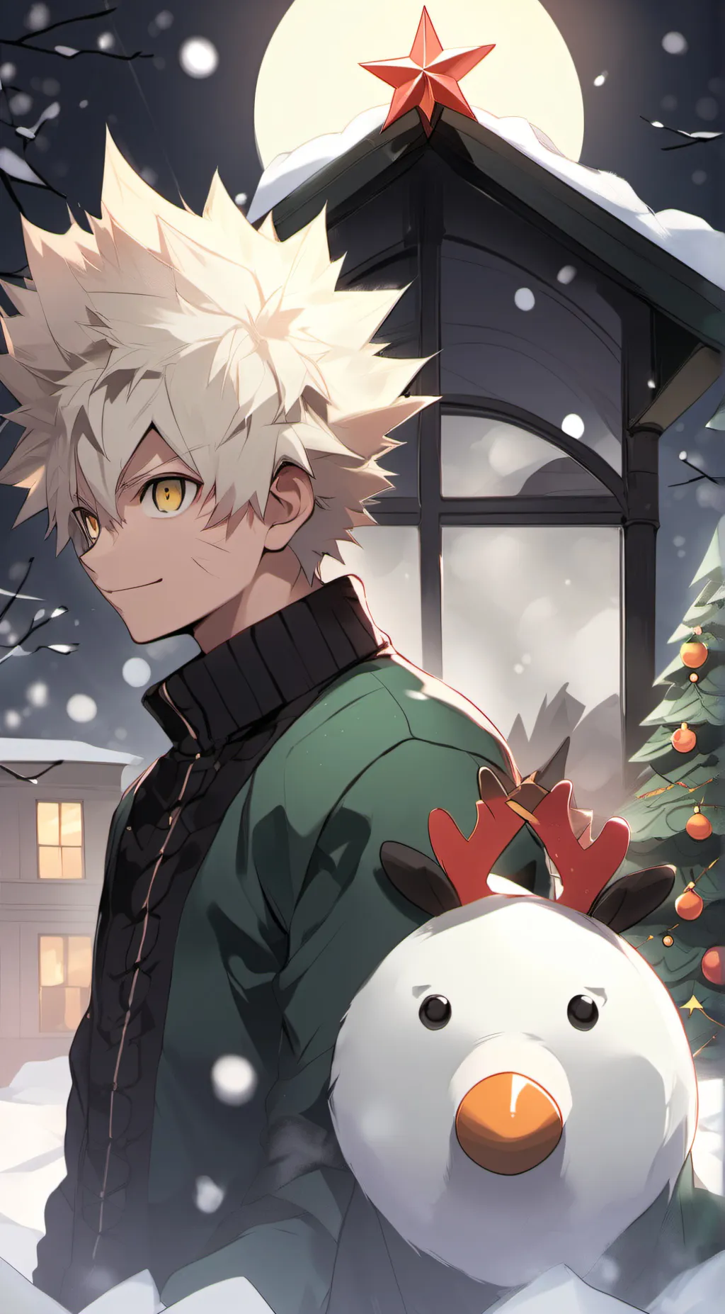 ai character: ~ Bakugo Katsuki ~ background