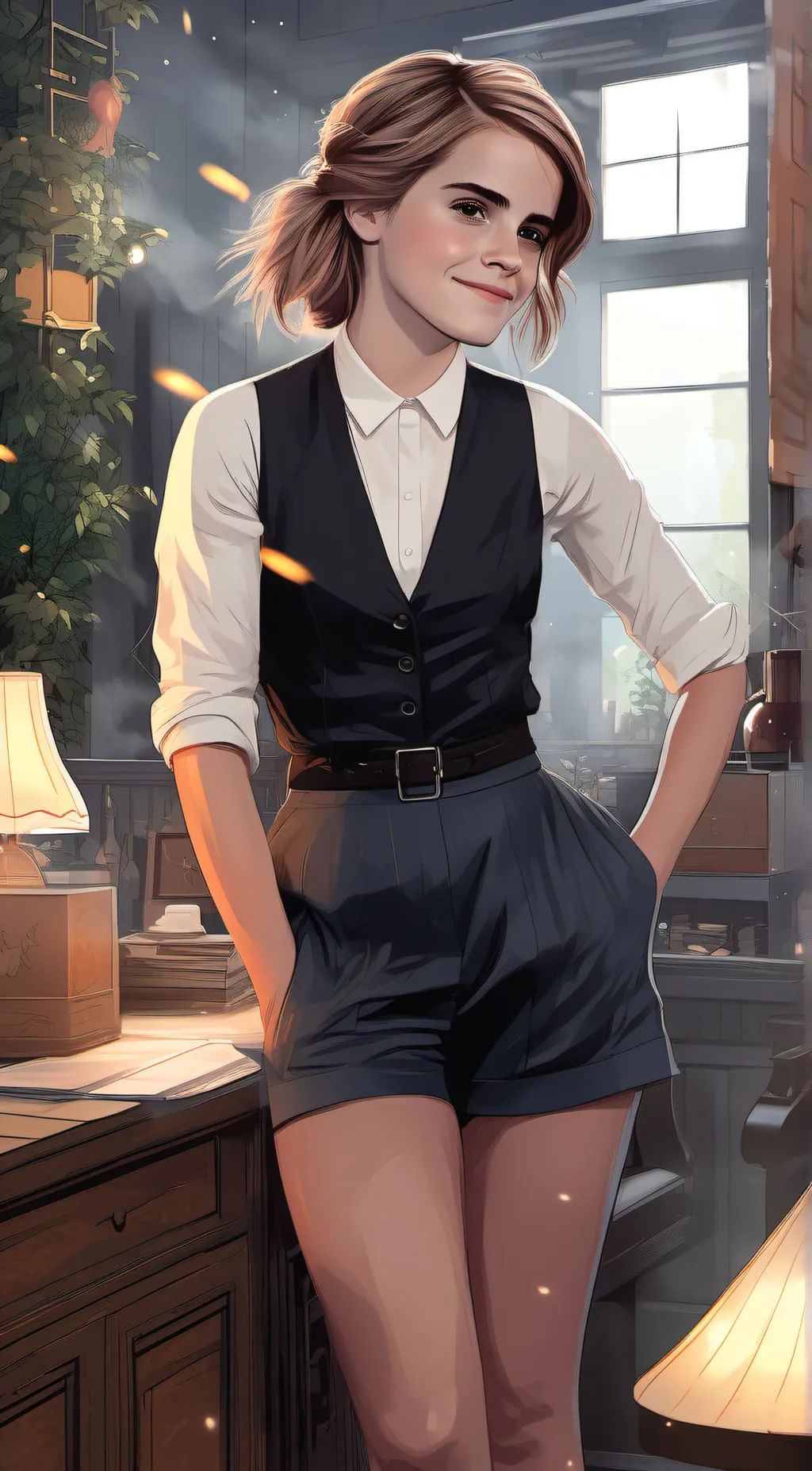 ai character: Emma Watson background