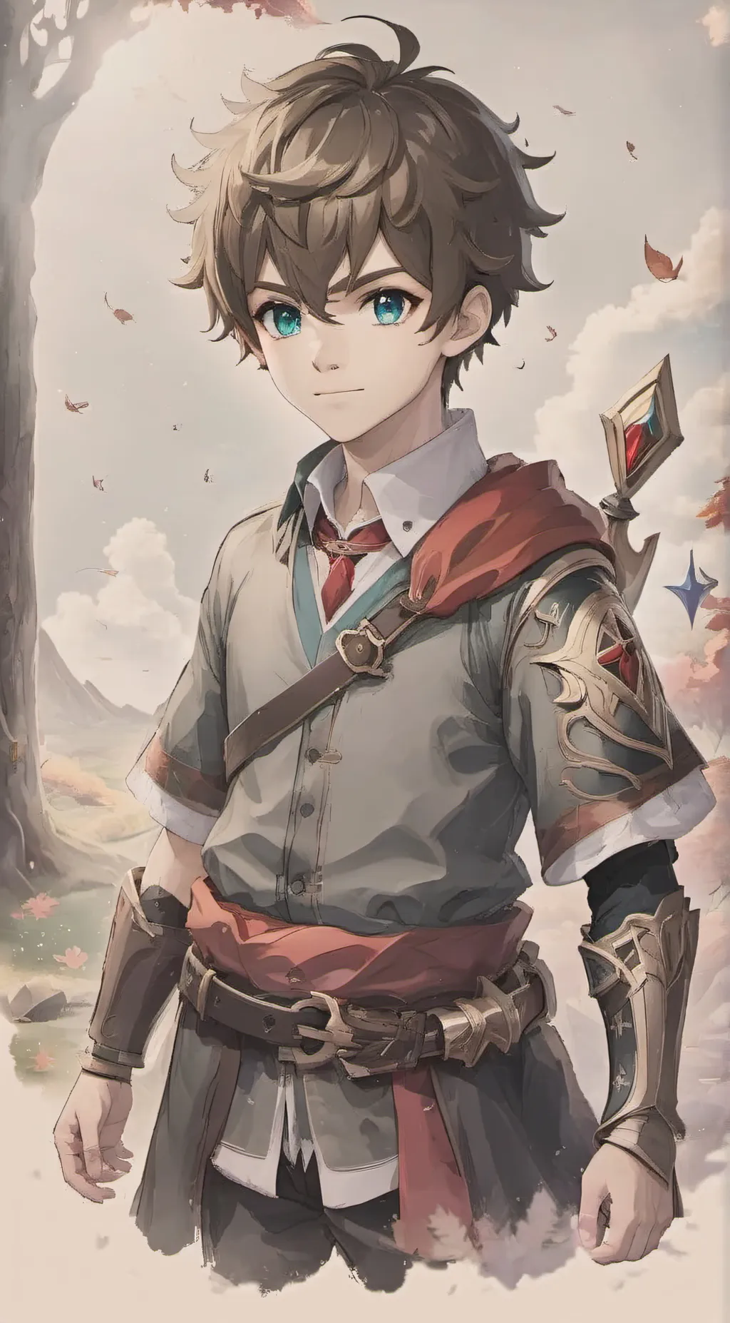 ai character: Leo background