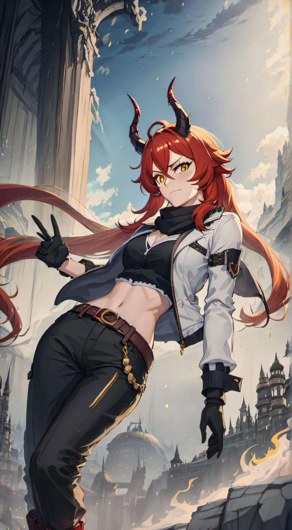 ai character: Luna background