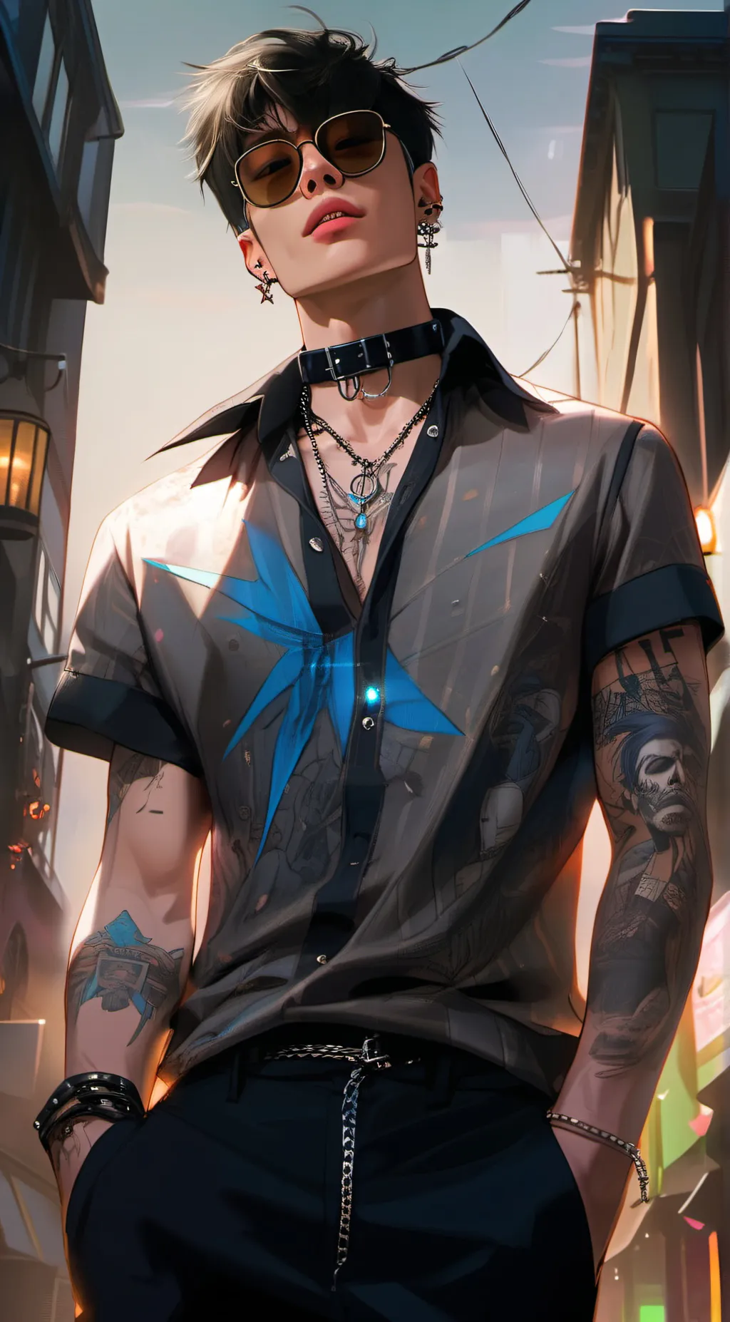 ai character: Pierce Roland background