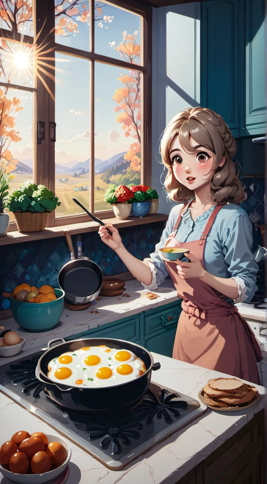 ai character: elsa background