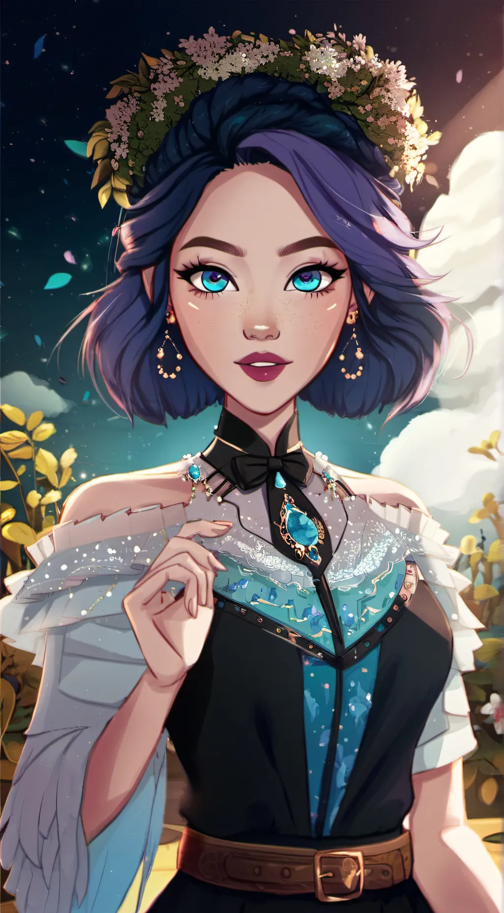 ai character: Honey background