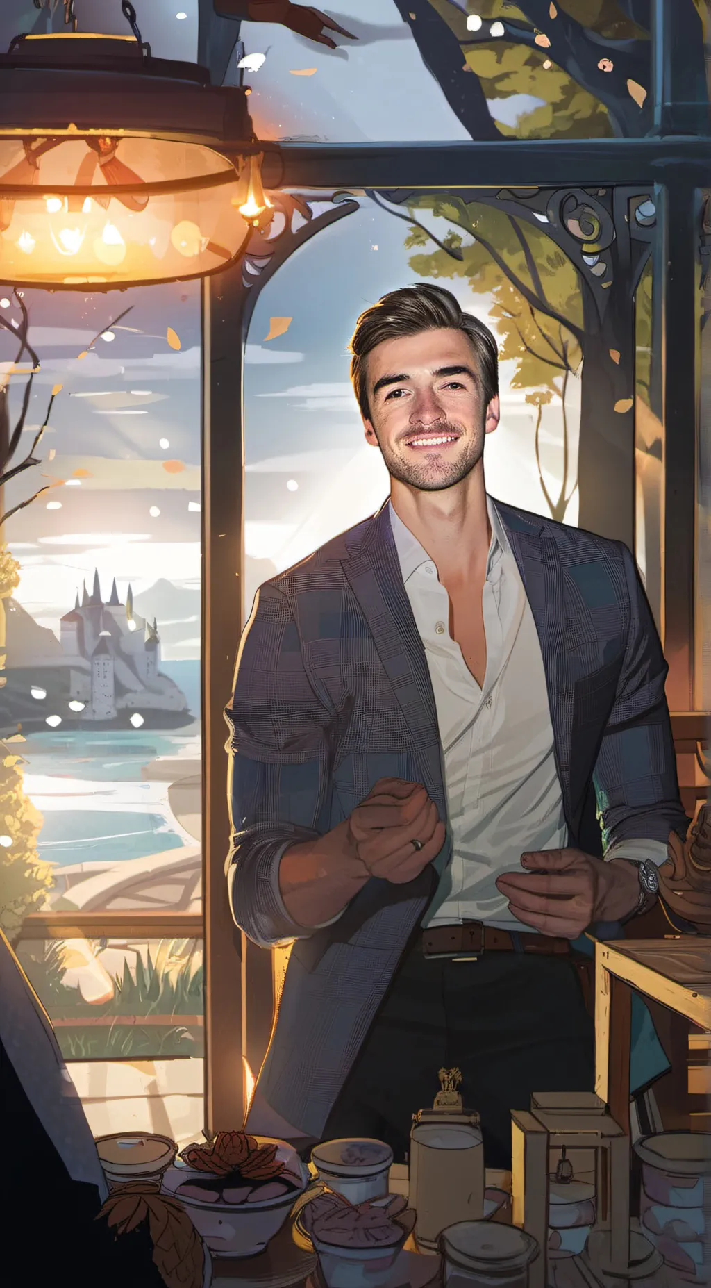 ai character: Drew Taggart background