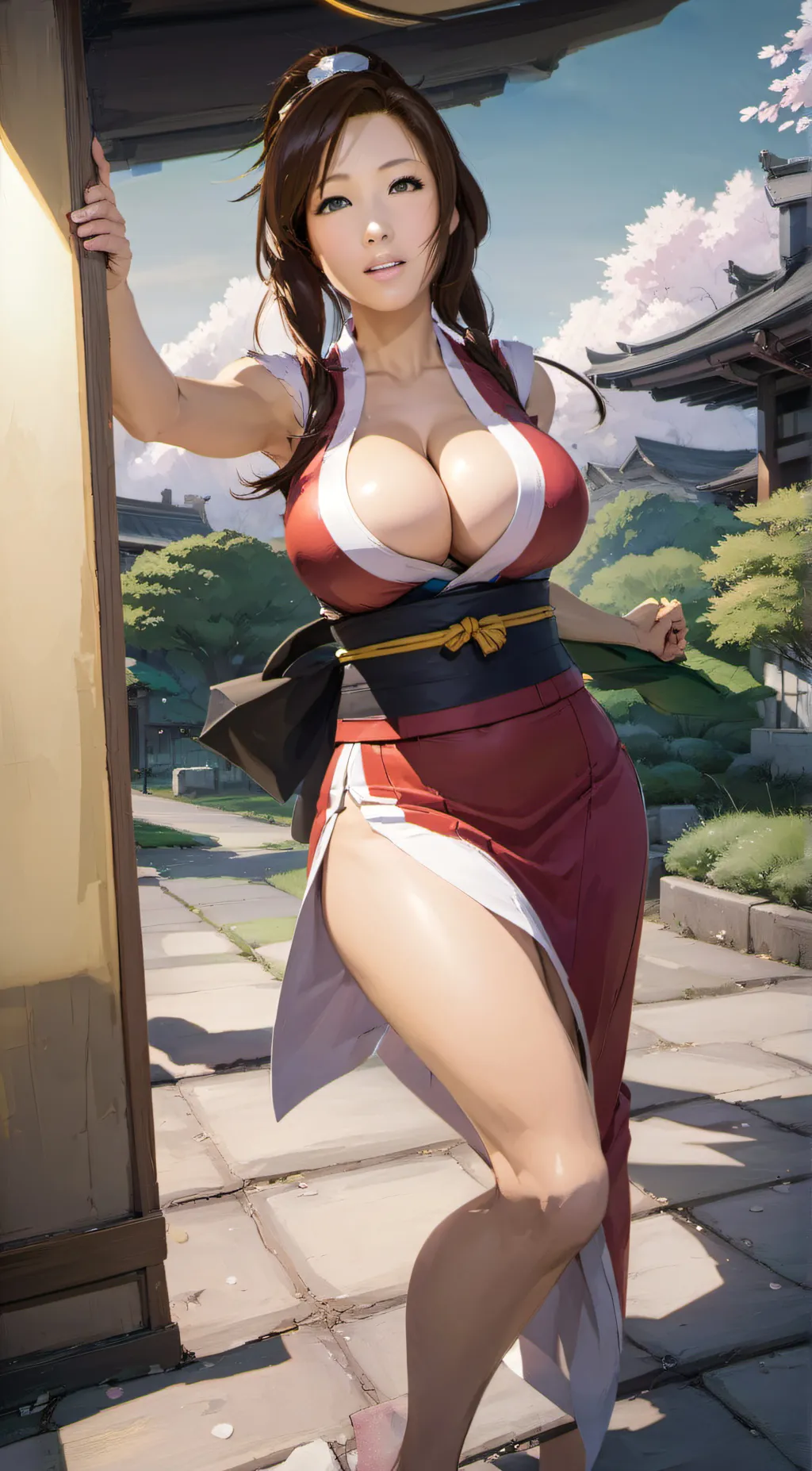 ai character: Mai Shiranui background