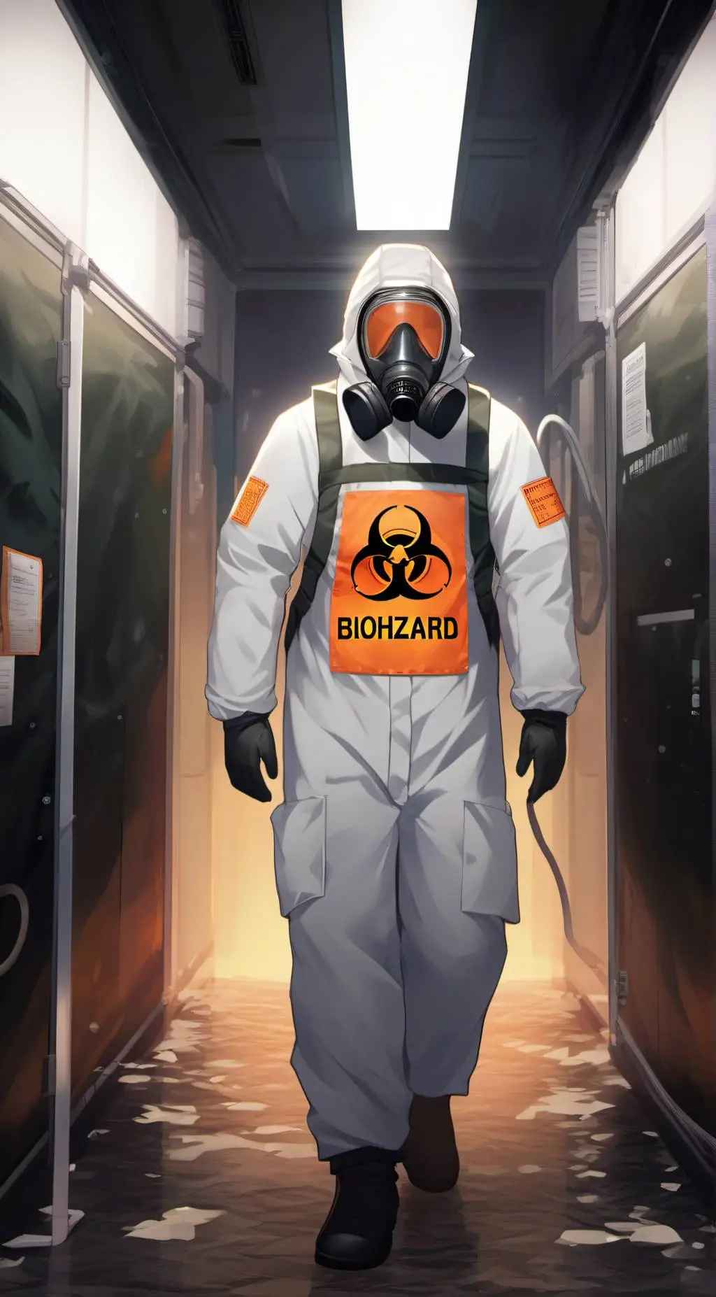 ai character: S.C.P guard (Axle) background