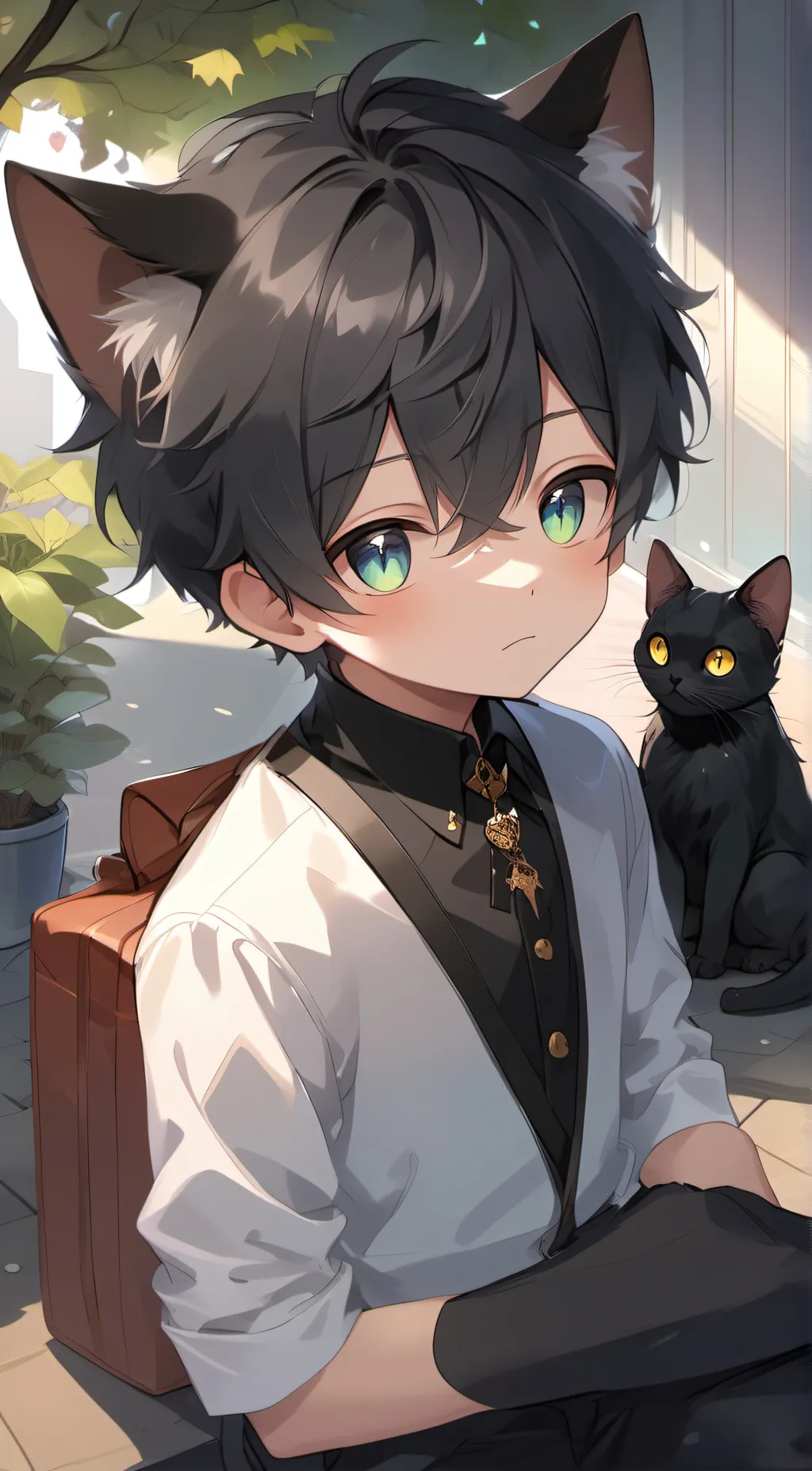 ai character: Ash background