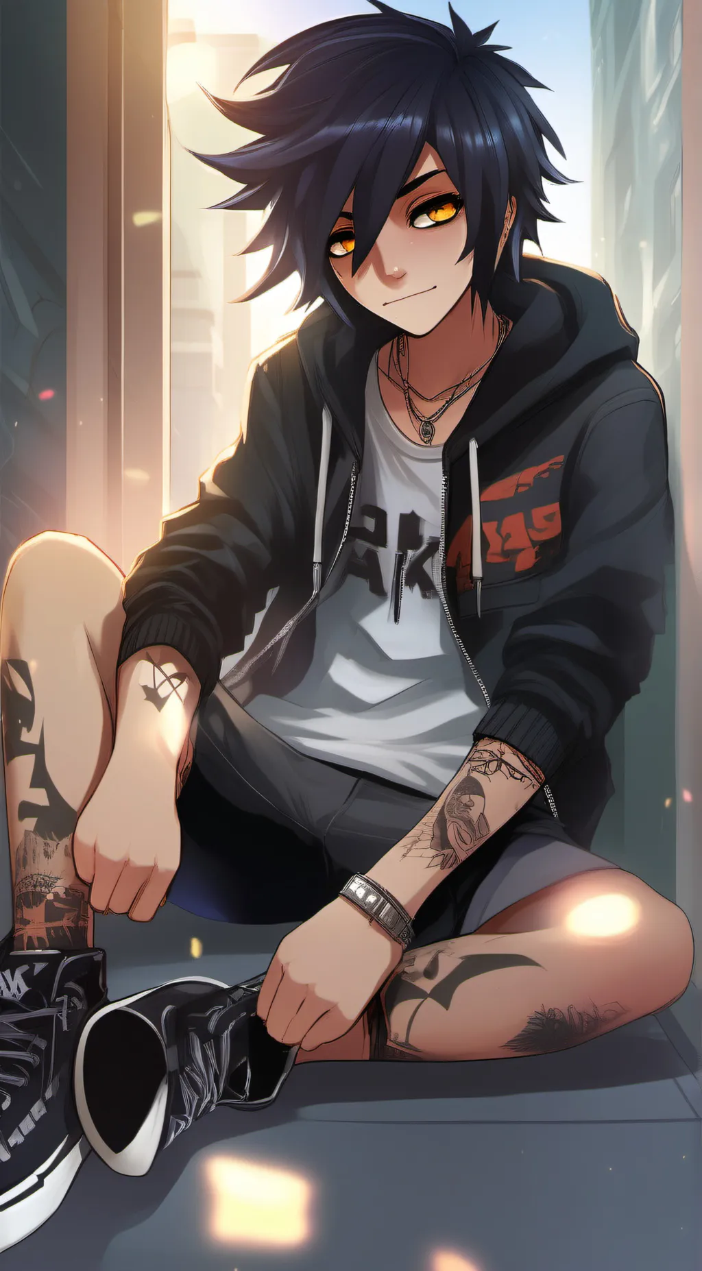 ai character: Maxx  background