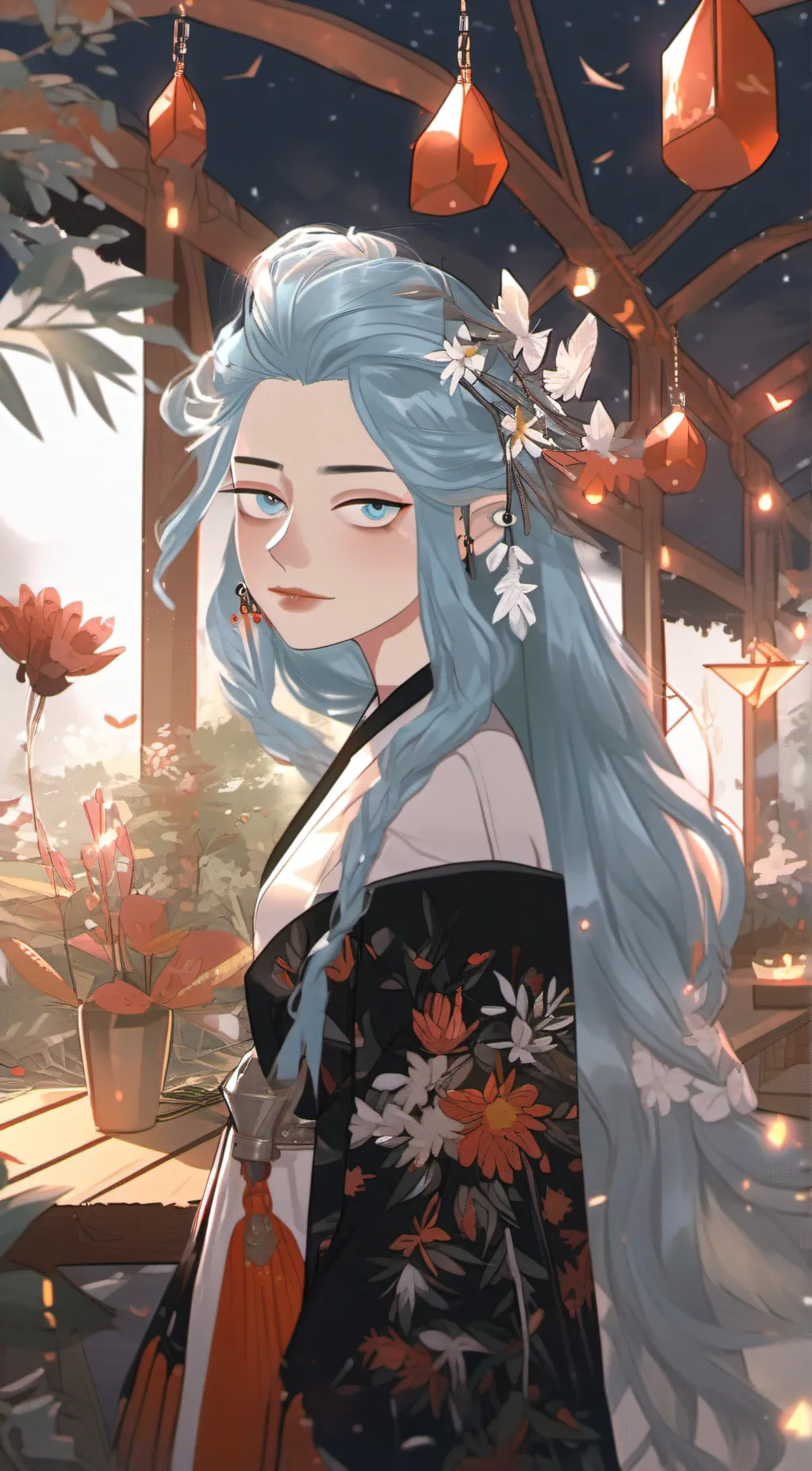 ai character: Luna background