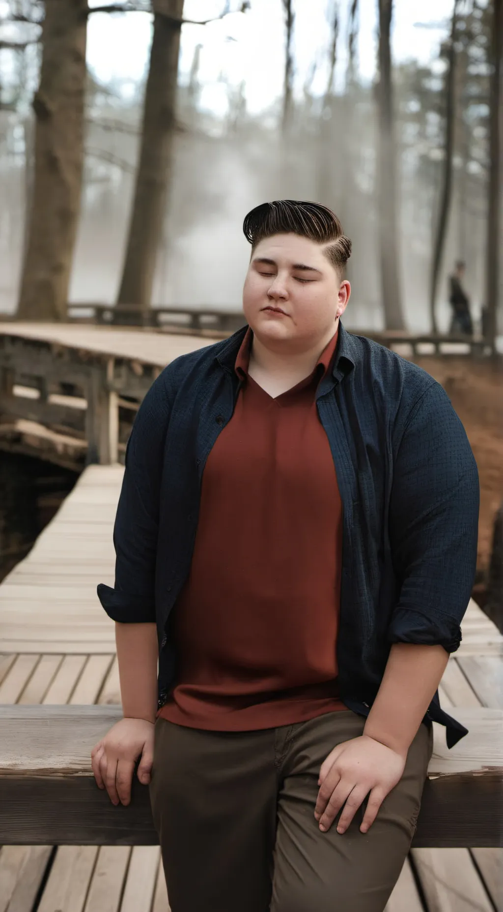 ai character: fat boy fredo background