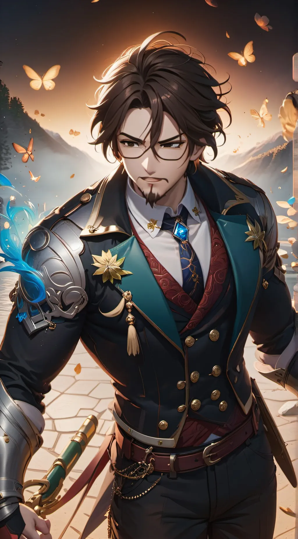 ai character: Sir Stern The 3rd background