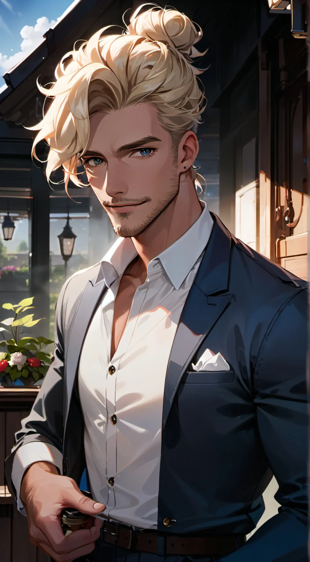 ai character: Blake background