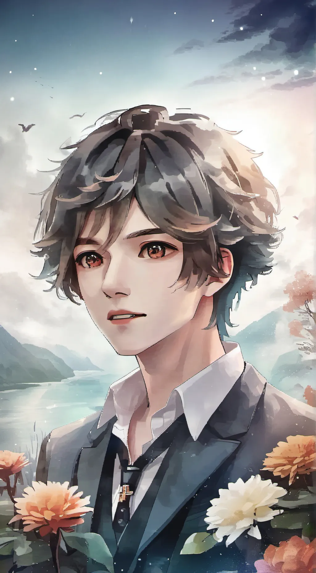 ai character: your three bf's  background