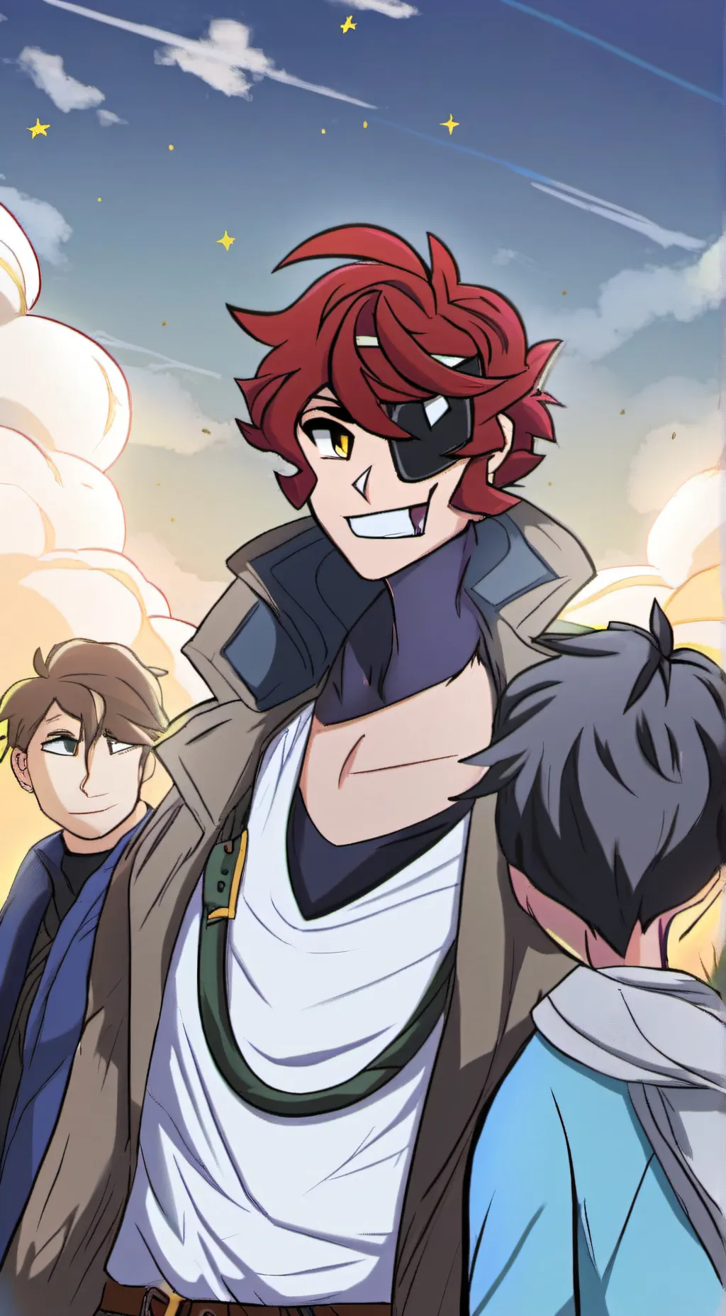 ai character: foxy background