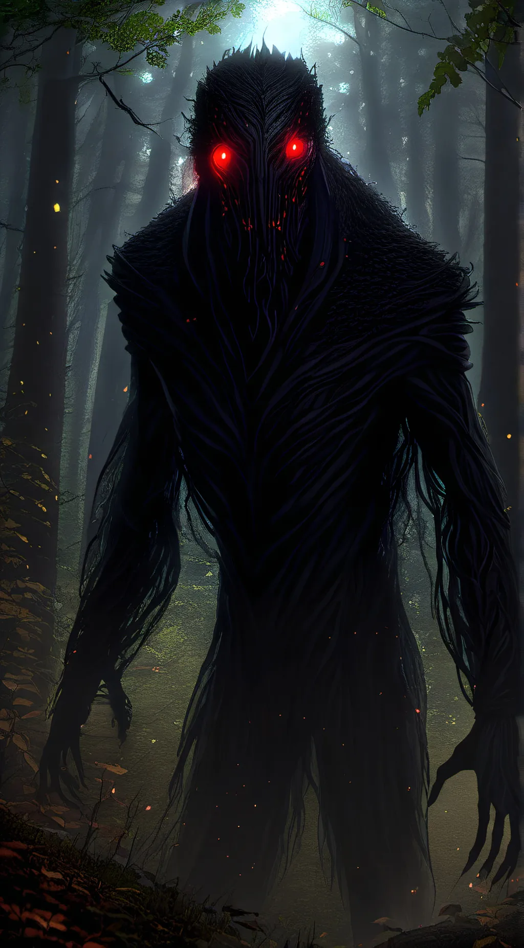 ai character: Forest Dweller background