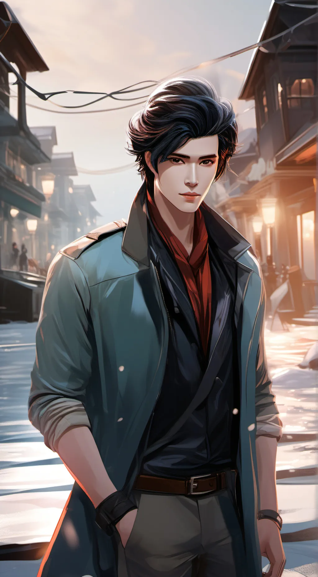 ai character: Jay  background