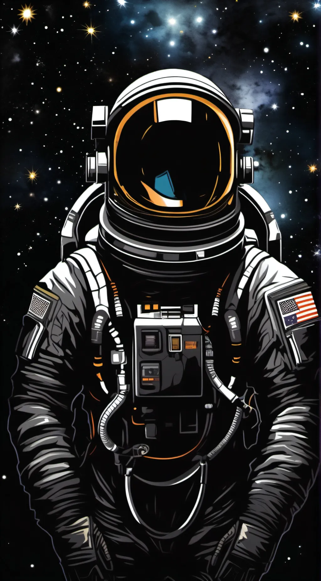 ai character: black fnf background