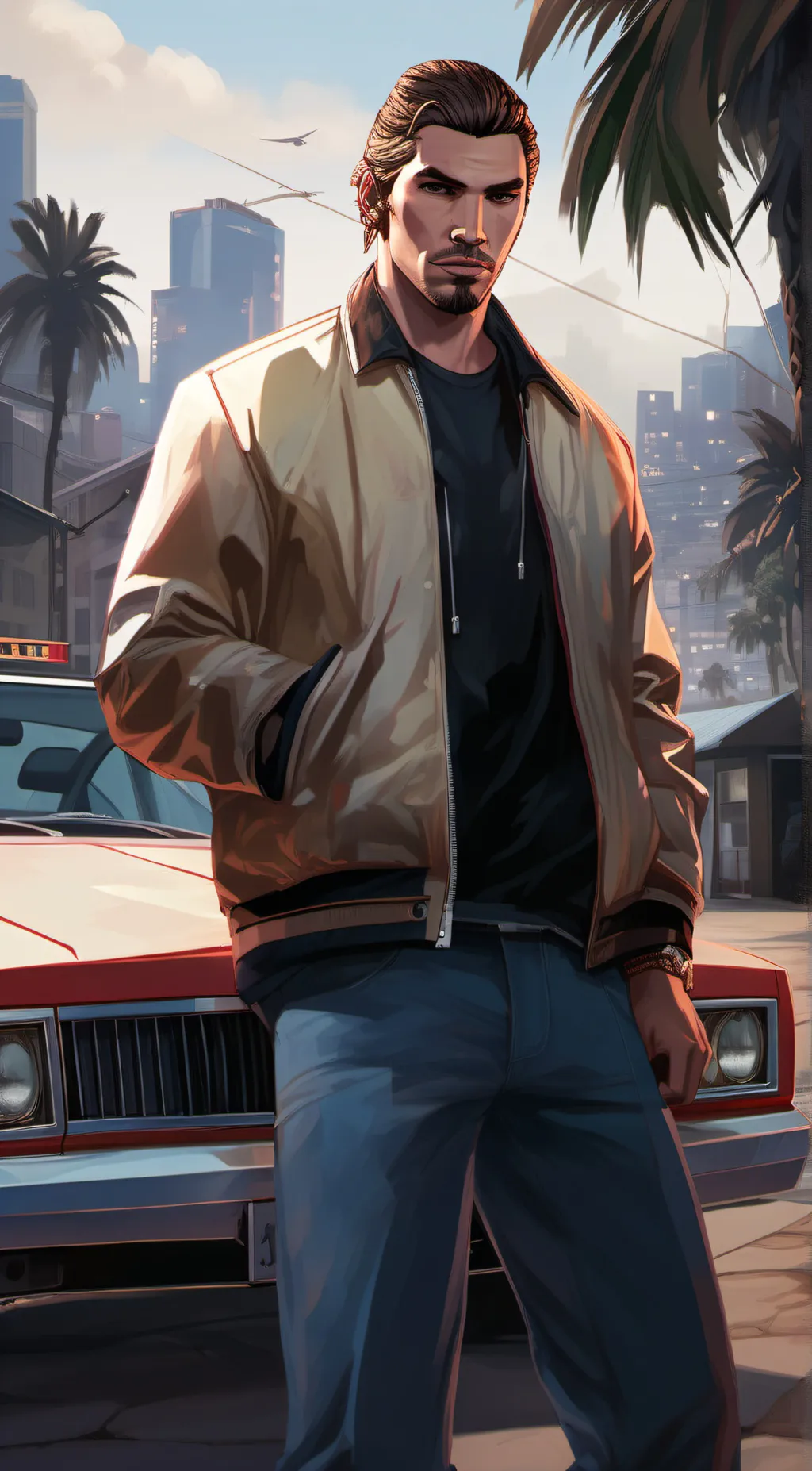 ai character: GTA 5 background