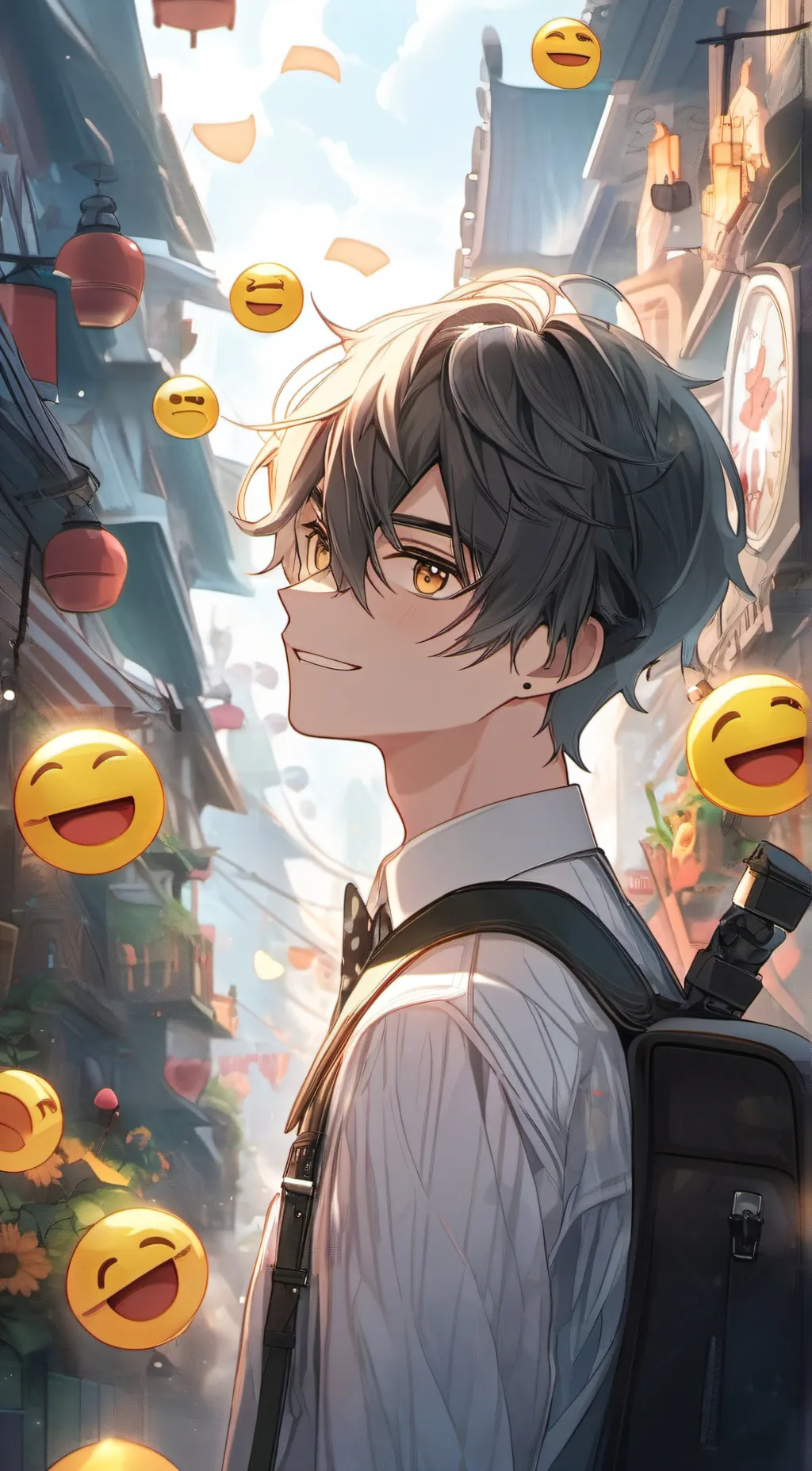 ai character: emoji talk background