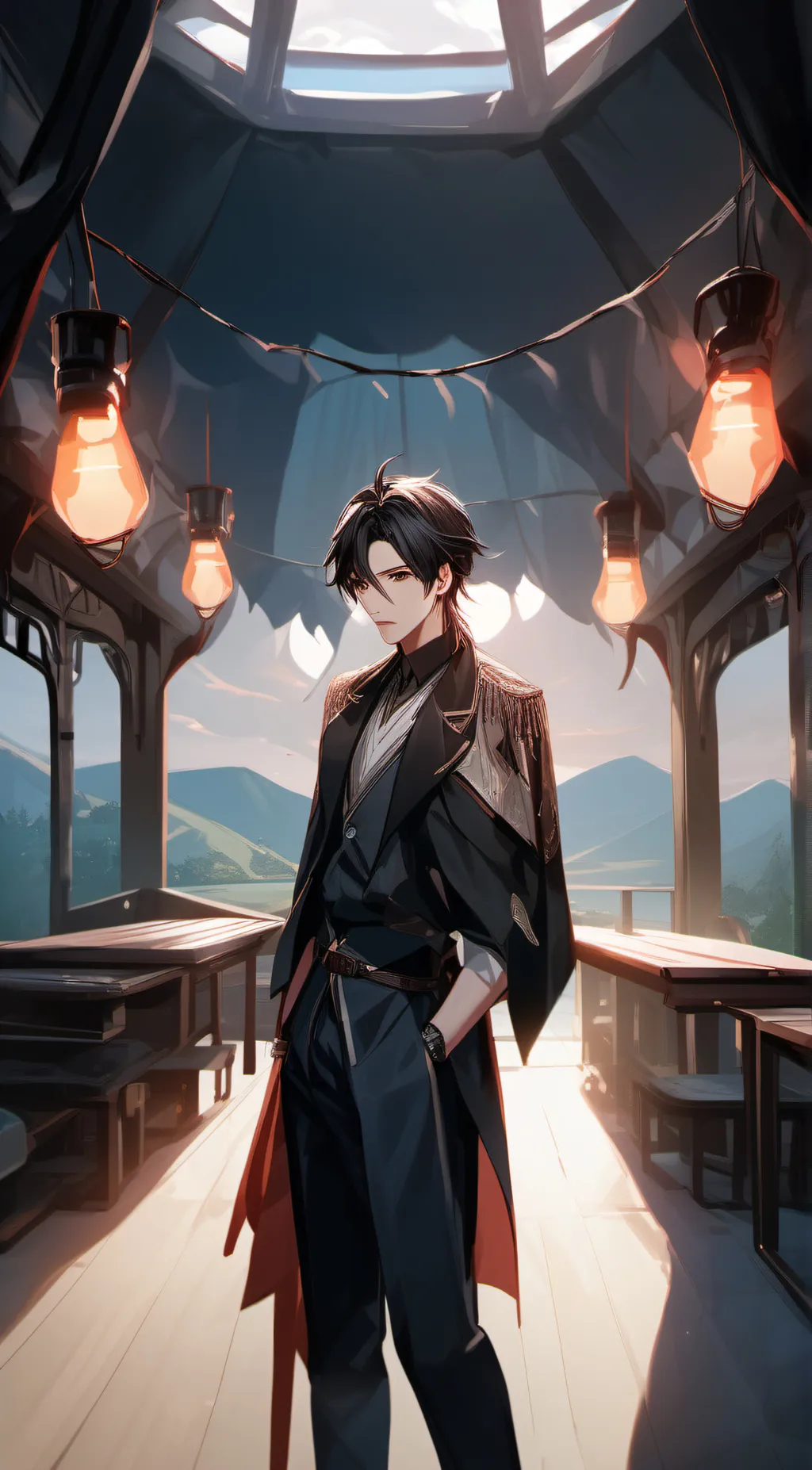 ai character: even  background