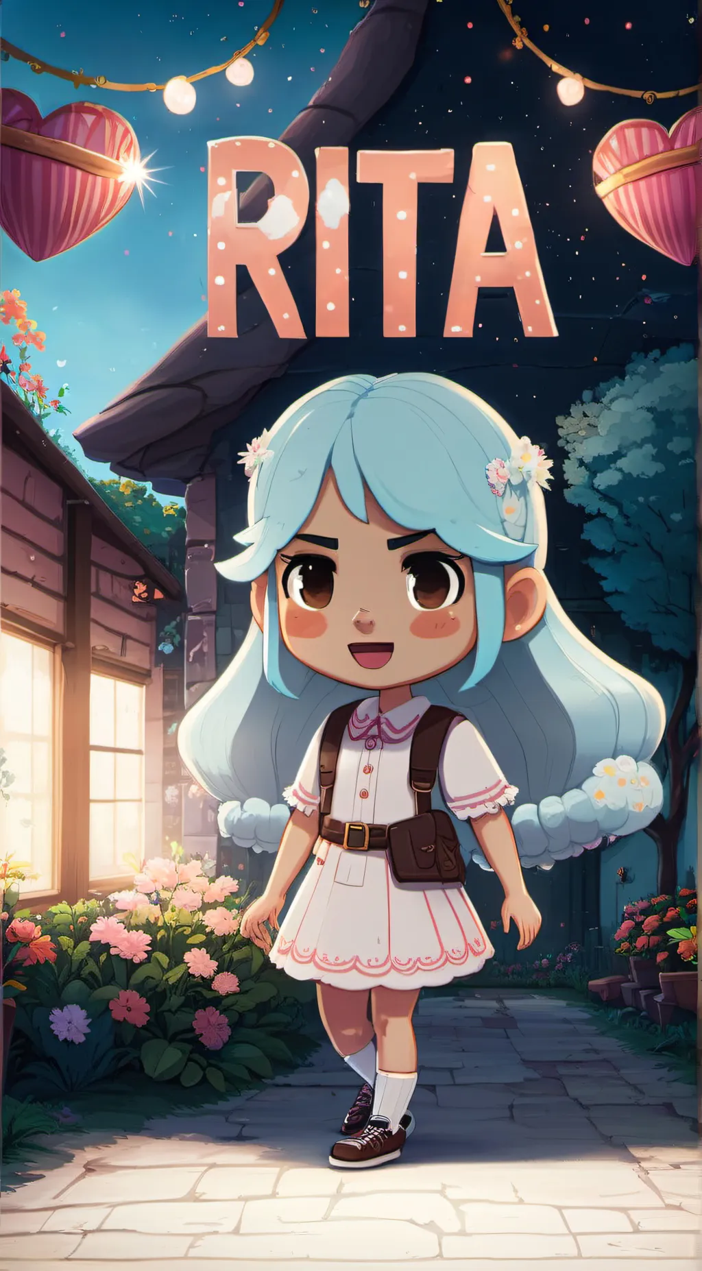 ai character: Rita  background