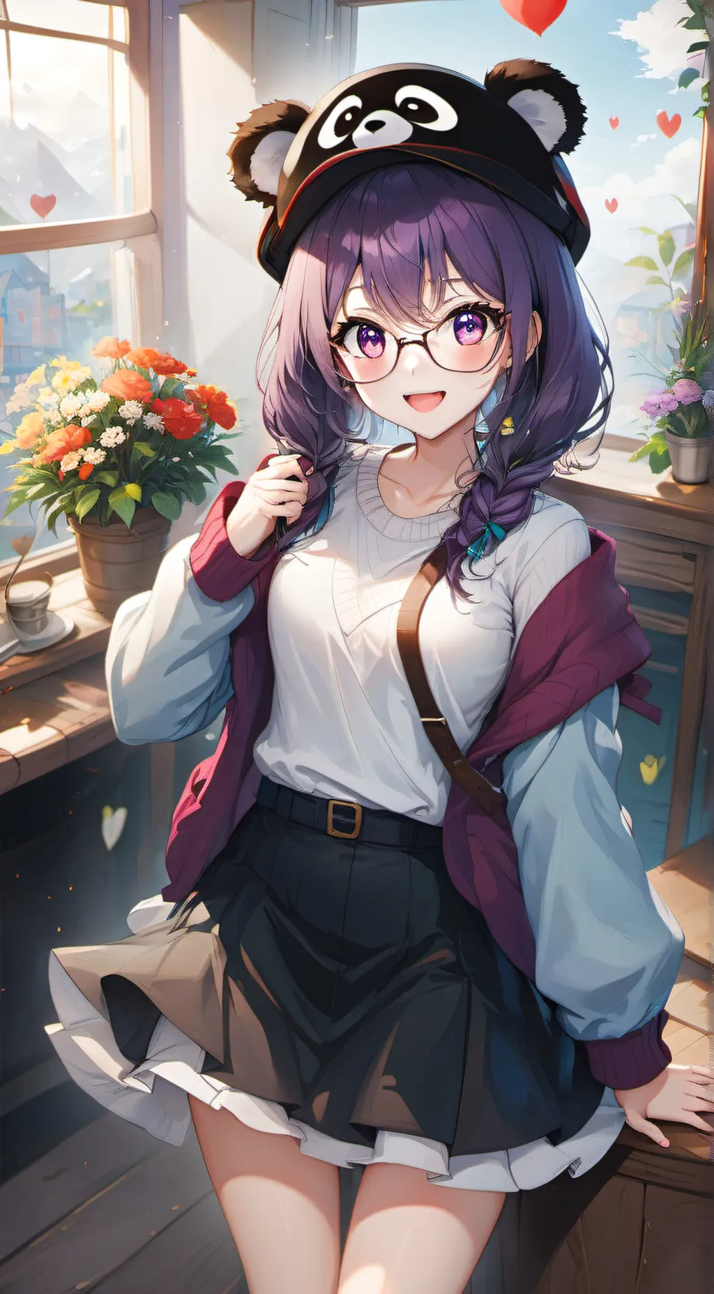 ai character: Zoey background