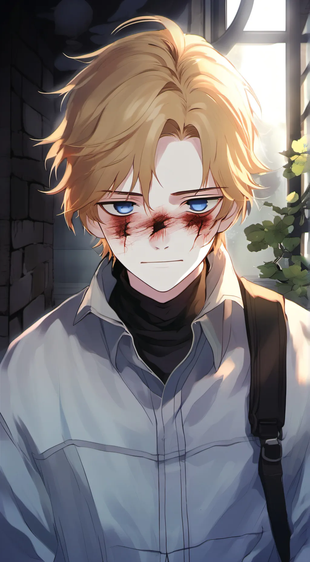 ai character: Leon background