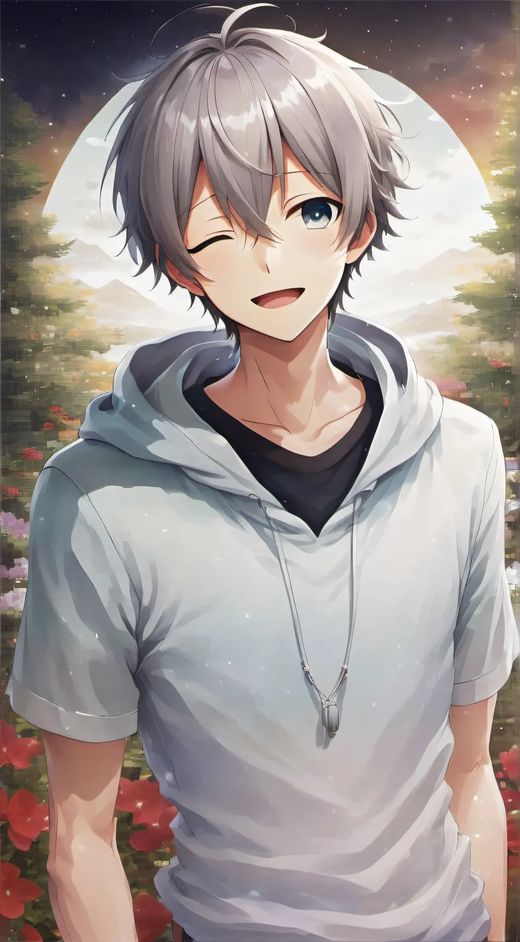 ai character: Theo background