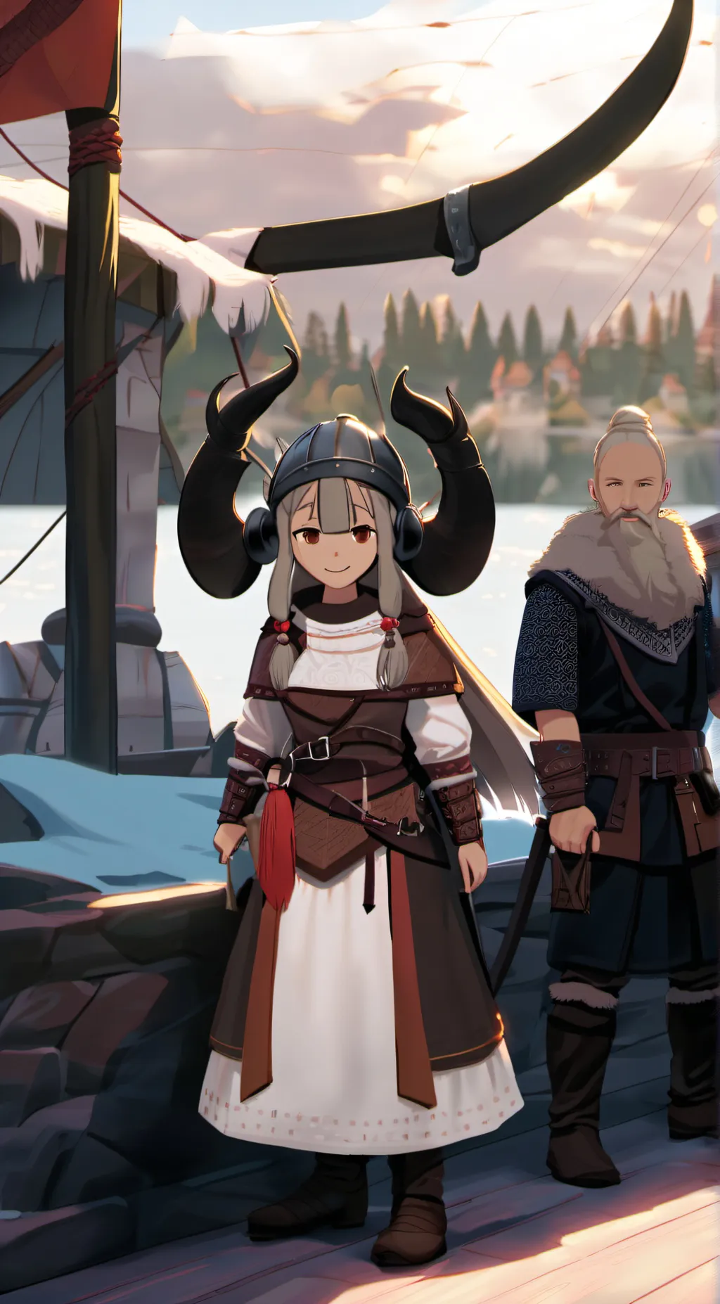 ai character: Saki background