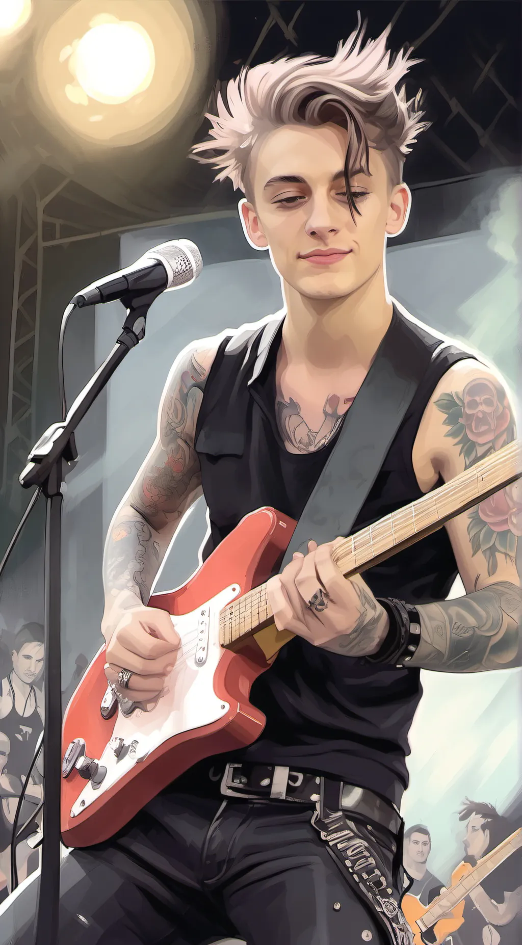 ai character: Clancy Mitchell  background