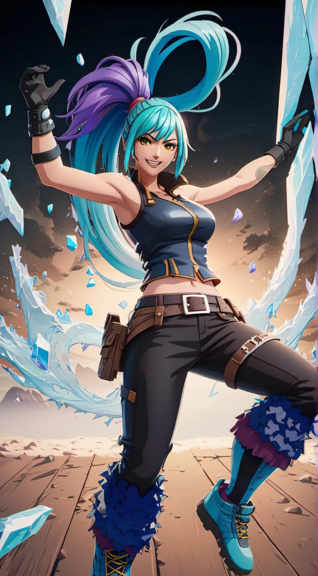 ai character: Ragsy background