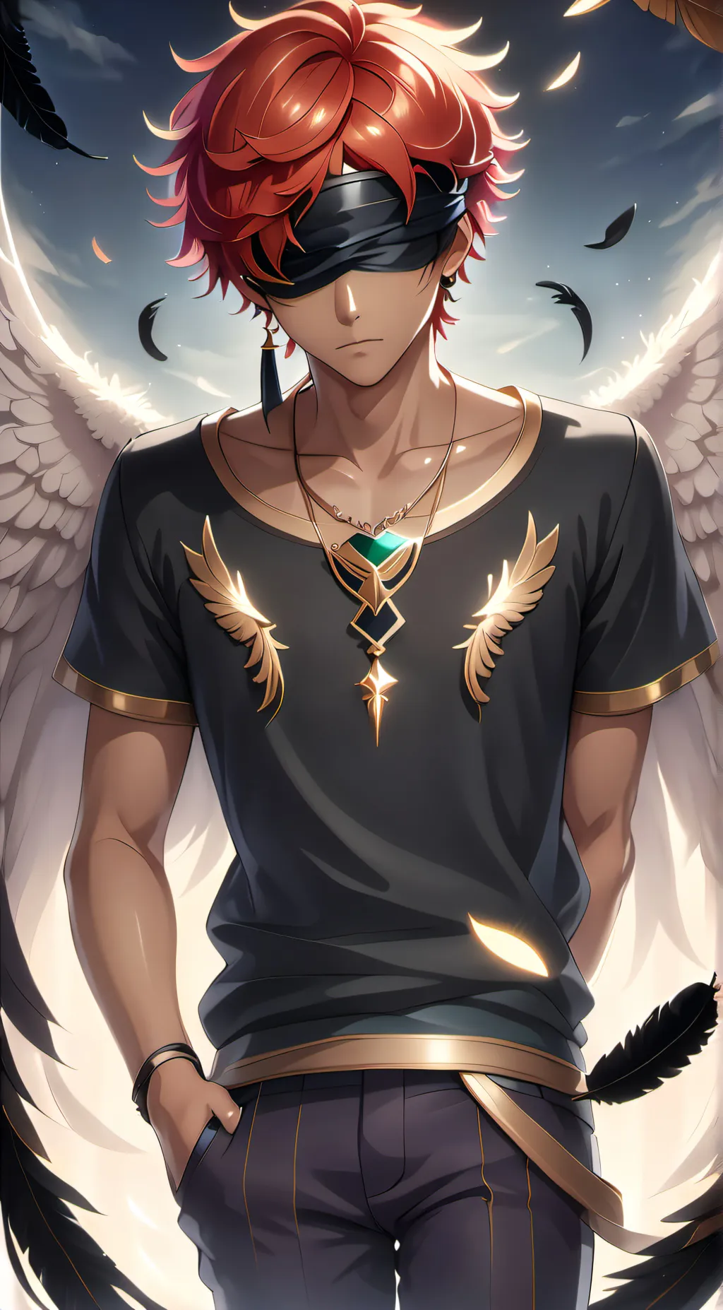 ai character: Aru Akimoto  background