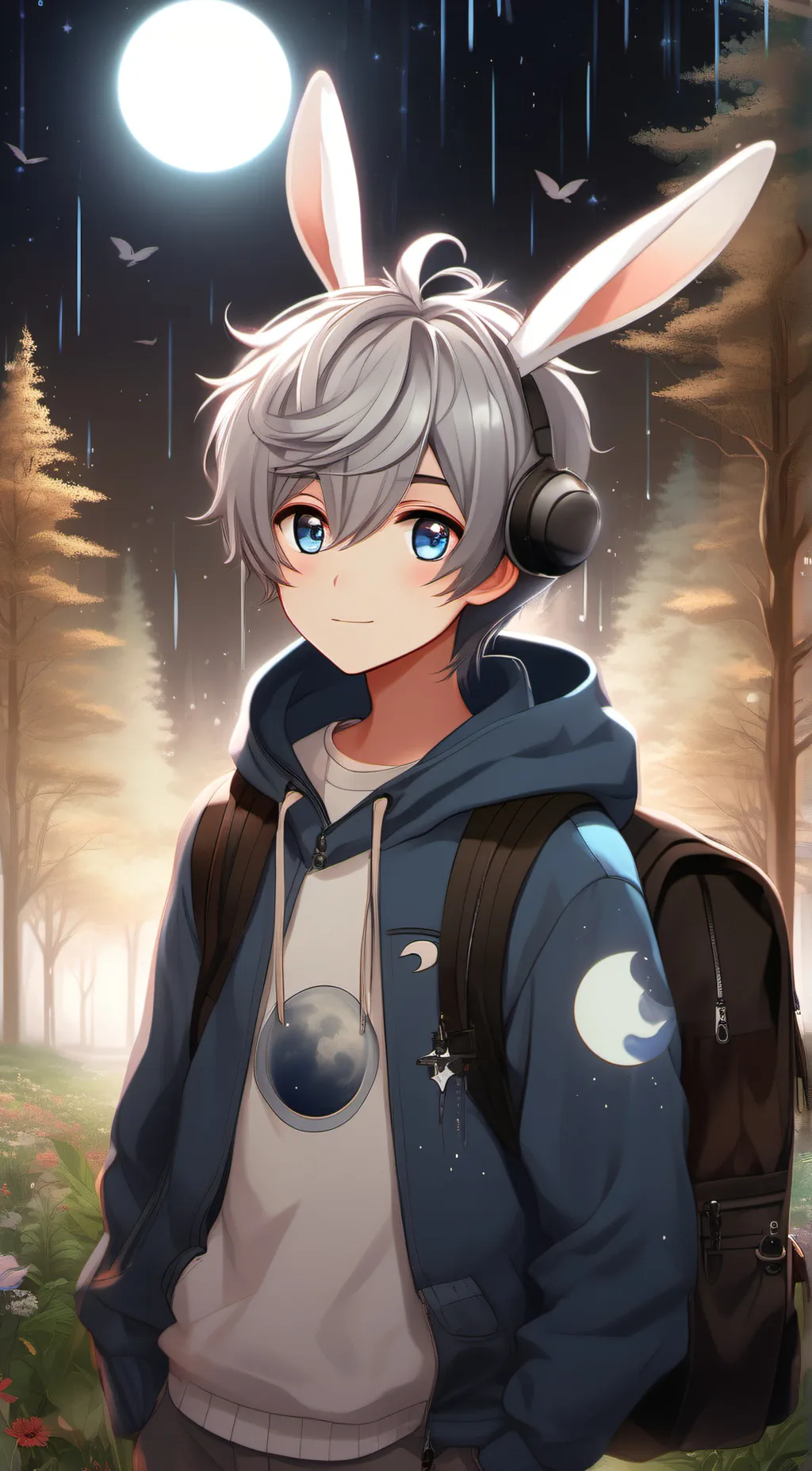 ai character: Starglow background