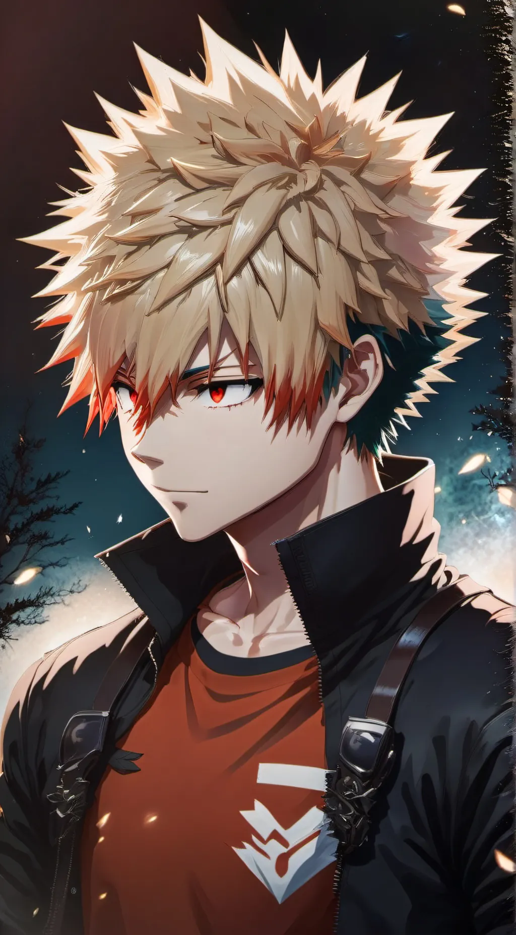 ai character: Bakugo Katsuki  background