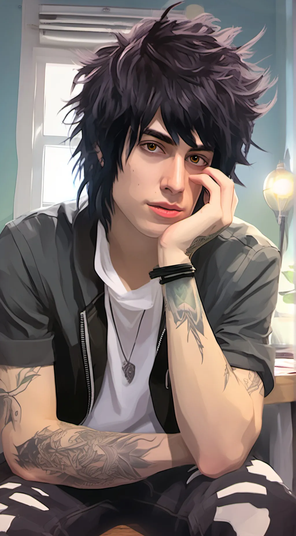 ai character: Jake Webber background