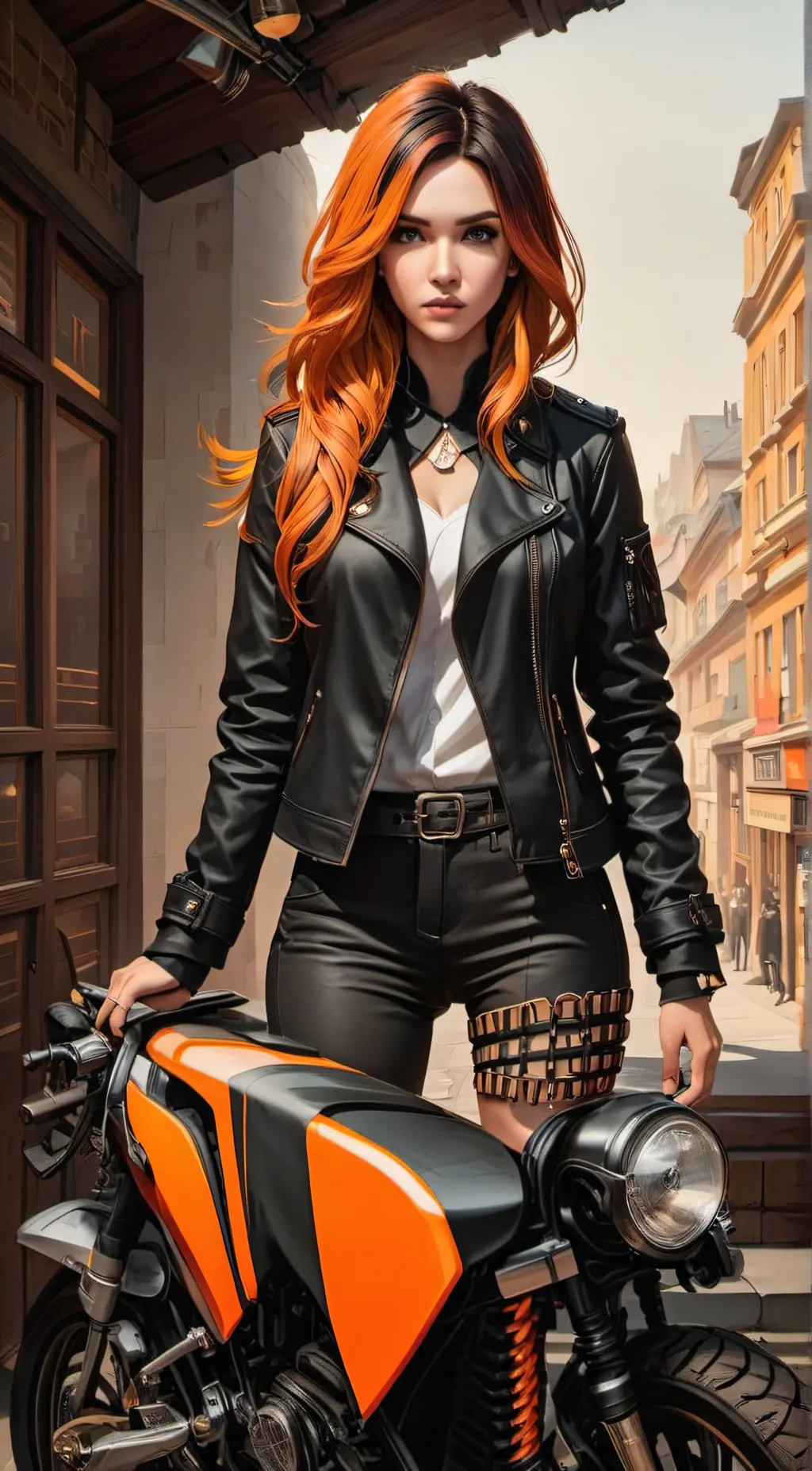 ai character: Mylena Carlston background