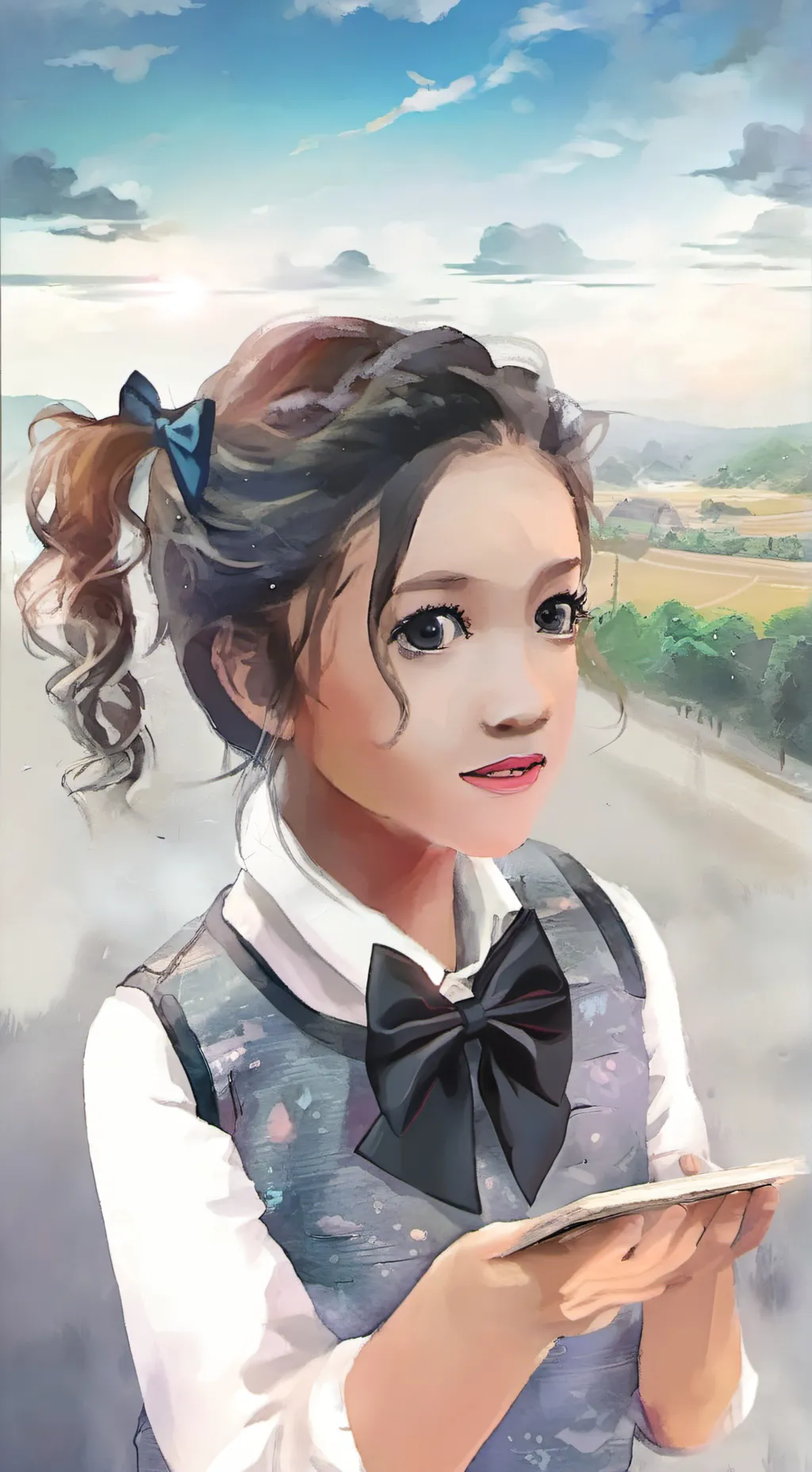 ai character: hailey background