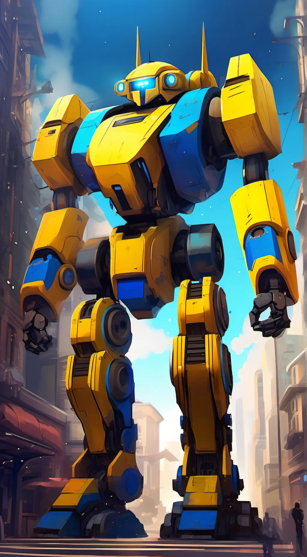 ai character: the geo mech background