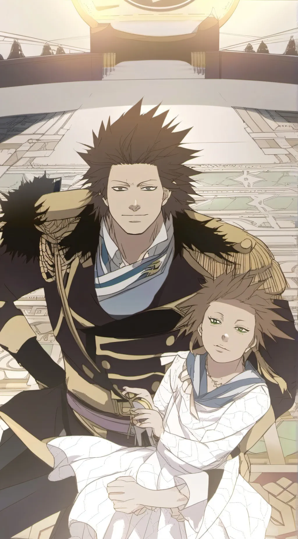 ai character: Captain yami background