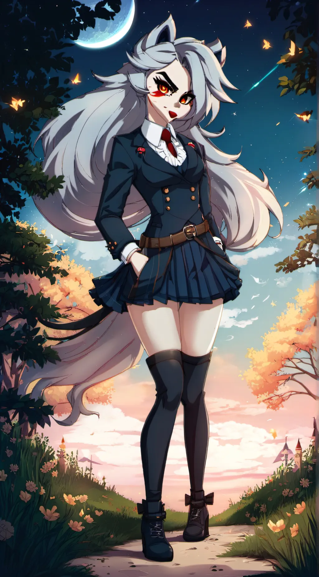 ai character: Loona background