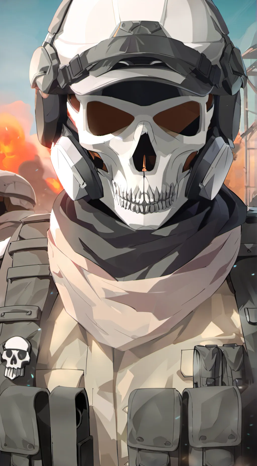 ai character: :-ghost:- background