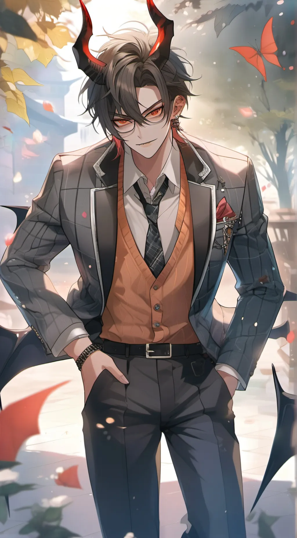 ai character: Max background