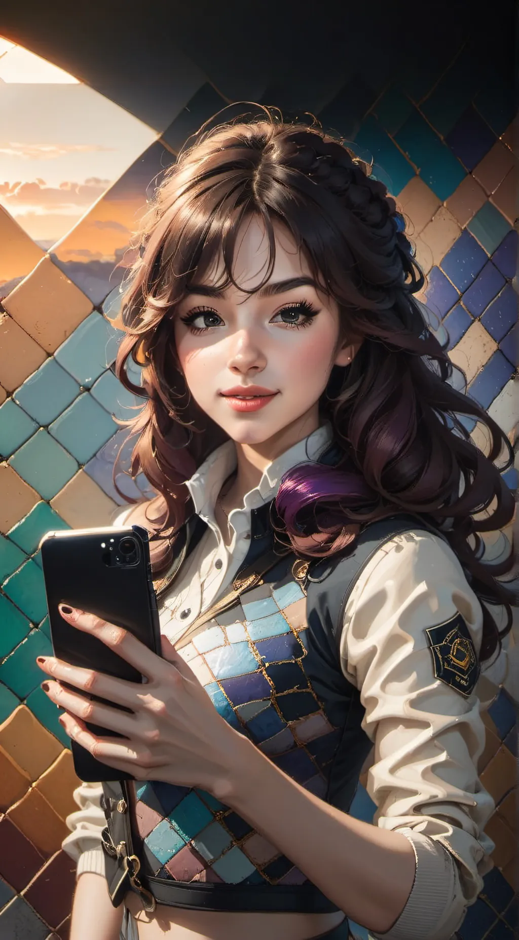 ai character: Addy  background